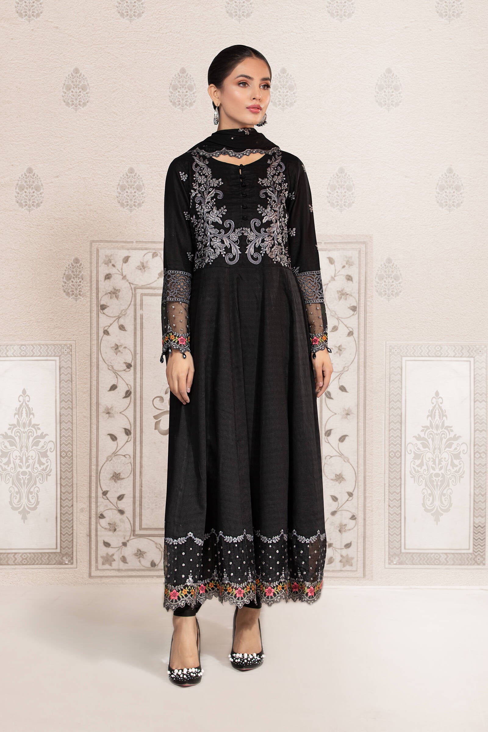 Maria B Black DW-EF22-36 Luxe Prets 2022