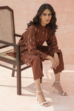Khaadi Eet22104 Brown Eid Collection 2022