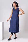 Khaadi EET22259T Blue Casual Prets 2022
