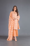 Bareeze Expressional Chikankari Er679 Peach Dress