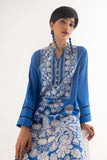 Khaadi EST22254 Blue Casual Prets 2022