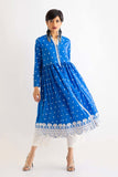 Khaadi EST22256 Blue Casual Prets 2022