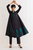 Khaadi EST22258A Black  Embroidered Prets 2022