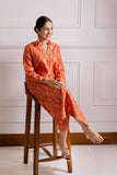 Khaadi Classic Kameez, RUST Festive Pret Formals