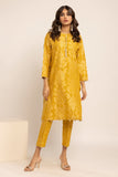 Khaadi Kali Kurta, YELLOW Festive Pret Formals
