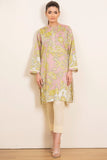 AlKaram Printed Cotton Satin Kurti FS-08 Pret 2021