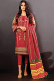 AlKaram Fw-371-20 Dpink Winter Collection 2020