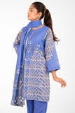 Alkaram FW-54-22-Blue Winter Collection 2022