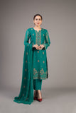 Bareeze Glam Range Ch3364 Green Dress