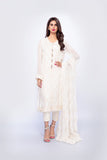 Bareeze Golden Hour Ch2794 Cream Dress