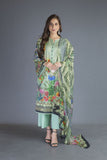 Bareeze Printed Pr814 Green Dress