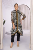 Azure Hazy Night Embroidered Shirt
