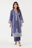Khaadi ICA22201 Blue Eid Lawn Collection 2022