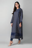 Khaadi Im21209 Blue Summer Lawn 2021