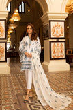 Bareeze Spring Bloom Ch3140 White Dress