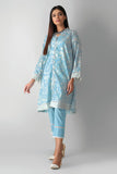 Khaadi J21330 Blue Autumn Collection 2021