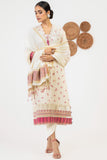 Alkaram JC-12-22-3-Off White Embroidered Jaquard Collection 2022