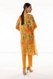 Khaadi J L JLA22301 Yellow Cambric Lawn 2022