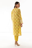 Khaadi J L JLA22303 Yellow Cambric Lawn 2022