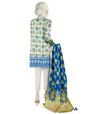 Junaid Jamshaid JJPW-S-JPW-22-008 FB/Mupuluka Cambric Prets 2022