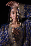 Khaadi Fabrics 3 Piece Suit | Khaas, BLUE Festive Pret Formals