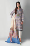 Khaadi L21337 Blue Autumn Collection 2021