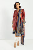 Khaadi L L LLA22248 Red Cambric Lawn 2022