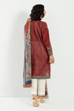 Khaadi L L LLA22248 Red Cambric Lawn 2022