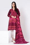 Khaadi L L LLA22304 Red Cambric Lawn 2022
