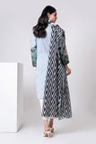 Khaadi L L LLA22308 Blue Cambric Lawn 2022