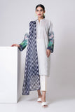 Khaadi L L LLA22308 White Cambric Lawn 2022