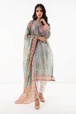 Khaadi L L LLA22310 Blue Cambric Lawn 2022