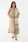 Khaadi L L LLA22311 Beige Cambric Lawn 2022