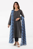 Khaadi L L LLA22325 Black Cambric Lawn 2022