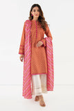 Khaadi L L LLA22325 Orange Cambric Lawn 2022