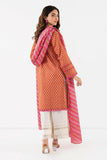 Khaadi L L LLA22325 Orange Cambric Lawn 2022