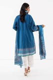 Khaadi L L LLA22329 Blue Cambric Lawn 2022