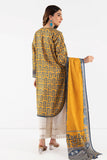 Khaadi L L LLA22330 Mustard Cambric Lawn 2022