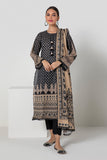 Khaadi L S LSL22302 Black Cambric Lawn 2022