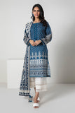 Khaadi L S LSL22302 Blue Cambric Lawn 2022