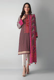 Khaadi M21310 Brown Autumn Collection 2021