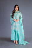 Bareeze Floral Dynasty Mc678 Aqua Dress