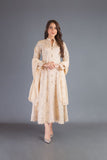 Bareeze Gulzar Mc687 Cream Dress