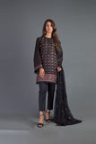 Bareeze Fun E Ajrak Mc705 Black Dress