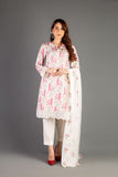 Bareeze Sosan Range Mc752 White Dress