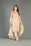 Bareeze William Morris Mc756 Beige Dress