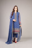 Bareeze Mosaic Fantasy Ch3415 Blue Dress