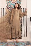 Maria B  MPC-21-105-Coffee Chiffon Vol 1 2022