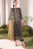 Alkaram Studio MS-01-22-Dark Brown Mid Summer Collection 2022