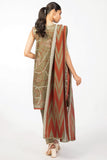 Alkaram MS-18-22-Olive Green Mid Summer Collection 2022